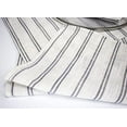 thumbnail image 2 of Fennco Styles Modern Striped Linen Blend Table Runner 16" W x 72" L - Grey Woven Table Cover for Home Décor, Dining Table, Banquets, Family Gathering and Special Events, 2 of 5