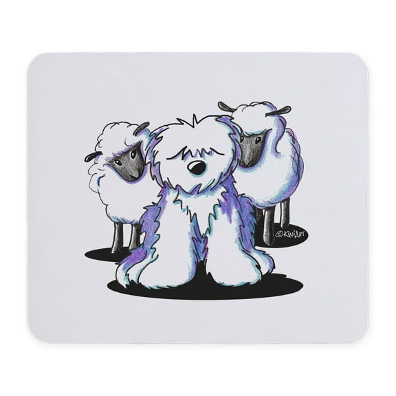 CafePress - OES Sheepies Mousepad - Non-slip Rubber Mousepad, Gaming Mouse Pad