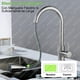 thumbnail image 4 of Grifo de Fregadero de Cocina, Grifo de Cocina Acero Inoxidable Extraible, Mezclador para Fregadero de Cocina, Grifo Giratorio de 360° con Rociador Desplegable, Diseño de Agua Fría y Caliente, 4 of 8