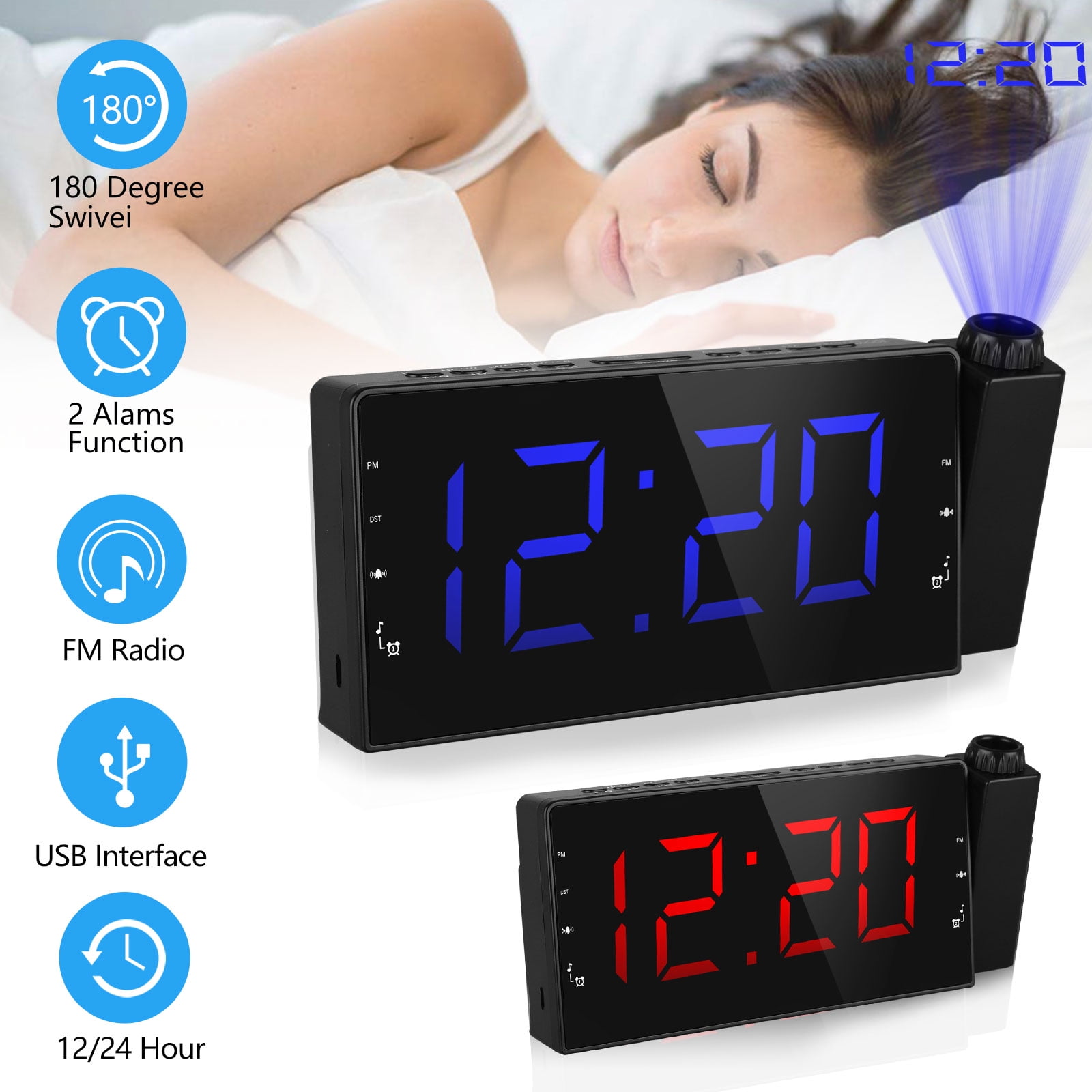 round digital clock round digital clock
