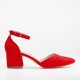 thumbnail image 1 of Marcelle - Zapatos de novia de ante rojo rojo 25 CM, 1 of 4