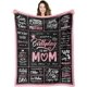 thumbnail image 1 of LHSHID Birthday Gifts for Mom Happy Birthday Mom Gifts Blanket Moms Birthday Gift Ideas Unique Birthday Gifts for Mom from Daughter/Son Mom Bday Gift Throw Blanket 60"x80", 1 of 6