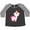 Baseball Smoke and Heather, variant on Cute Little Unicorn With Red And Pink Mane, Hearts Women's Plus Size T-Shirt