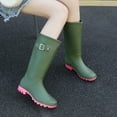 thumbnail image 3 of NOKIO Waterproof Short Rubber Rain Boots For Women Ms. Korean Fashion Buckle Rain Shoes Outside The High Non Slip Wear Water Boots Adult Rubber Shoes Women'S Bow Rain Boots, 3 of 3