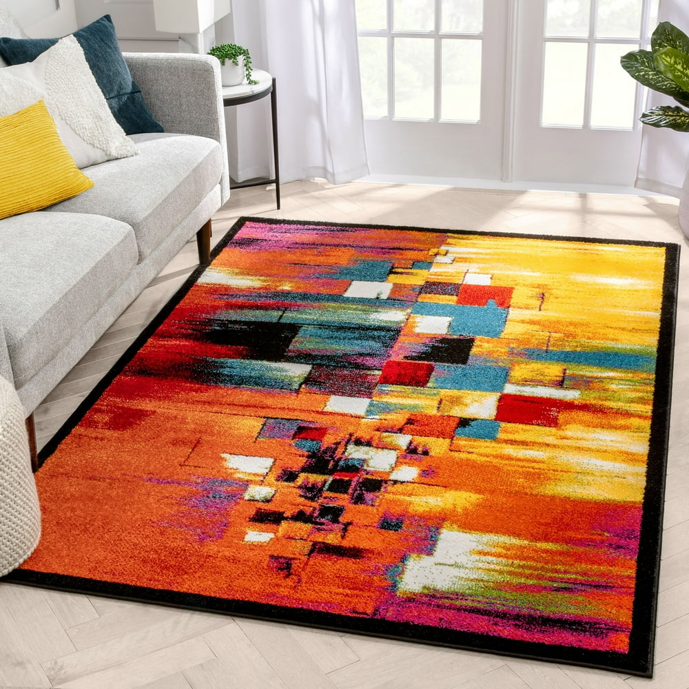 Well Woven Viva Multicolor Modern Abstract Lines 7'10" x