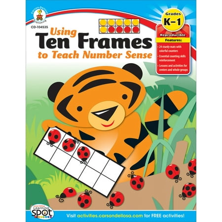 Pre-Owned Using Ten Frames to Teach Number Sense, Grades K - 1 (Paperback) 1609964713 9781609964719