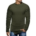 thumbnail image 2 of Gibobby Suéter para hombre Suéter de Cuello Redondo para Hombre, Ajuste Delgado, Ligero, suéter de Punto para otoño e invierno(Verde,Mediana), 2 of 3