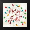thumbnail image 2 of Mollie B. 12x12 Black Modern Framed Museum Art Print Titled - Merry and Bright, 2 of 5