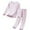 Light Purple, variant on Girls Set Long Sleeve Kids Loungewear Outfit Toddler Cozy Homewear Clothes