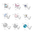 thumbnail image 2 of ZS 9Pcs/Set 20g AB White Crystal Nose Ring Pier, 2 of 6