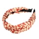 thumbnail image 1 of Diadema De Patrón De Leopardo, Diadema Ancha Elástica Para Mujeres, Roja, 1 of 1
