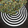 thumbnail image 1 of Christmas Tree Skirt Creative And Beautifully Printed Short Plush Double Layer Tree Skirt Christmas Decorations, 1 of 3