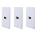 thumbnail image 1 of 3X 1 Puerto Panel Placa de Cara de Pared Cubierta Acoplador Extender de Salida 3D 1080P, 1 of 5
