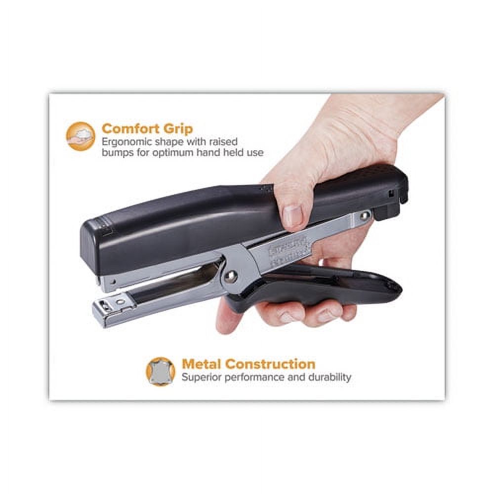 B8 Xtreme Duty Plier Stapler, 45-Sheet Capacity, 0.25" To 0.38" Staples, 2.5" Throat, Black/charcoal Gray | Bundle of 10 Each