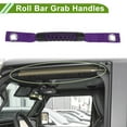 thumbnail image 2 of Mangos de agarre del roll bar Unique Bargains para Jeep Wrangler 2018-2028 Soporte de agarre Nylon Plástico Negro Púrpura 4 Pcs, 2 of 6
