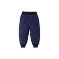 thumbnail image 2 of HUANBAI Boys Winter Lined Thermal Pants With Padding For Cold Weather Outdoor Play And Everyday Wear Soft Joggers Pants 3-4 Years, 2 of 3