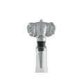 thumbnail image 4 of Safari Elephant Bottle Stopper Polished Aluminum, 4 of 5