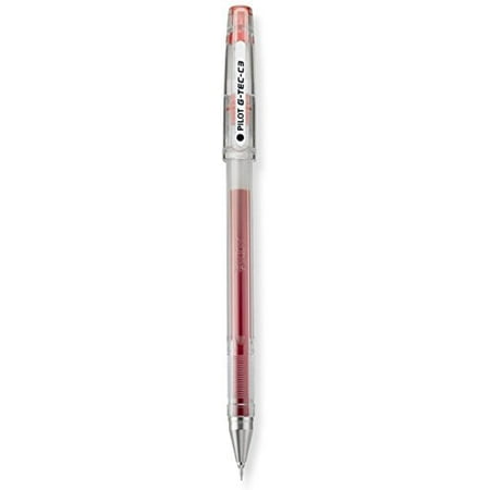 Pilot G-Tec-C Gel Rolling Ball Pens Red Ink, Micro Fine Point, 4-COUNT(35490)