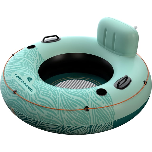 Tubo inflable para río Retrospec Siesta Float 48 con respaldo