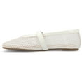 thumbnail image 3 of Journee Womens Casha Mesh Slip On Square Toe Dress Flats, 3 of 10