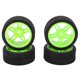 thumbnail image 2 of 4 unids/set 65mm neumáticos de hoja de pentagrama RC piezas de actualización de coche para Wltoys 1440011/14 vehículo todoterreno verde, 2 of 8