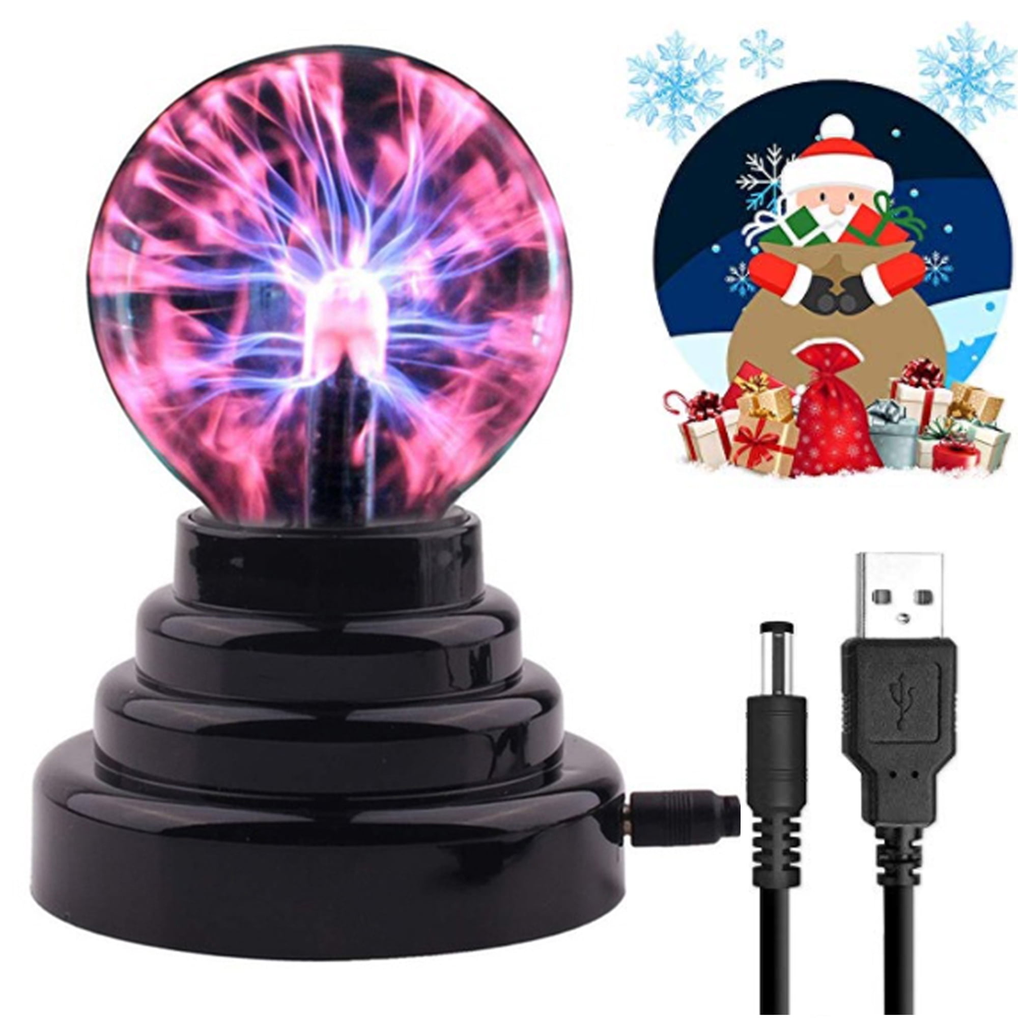 Plasma Magic Lighting Static Ball Electric Crystal Globe Sphere USB Operated Christmas Gift Party Lamp 