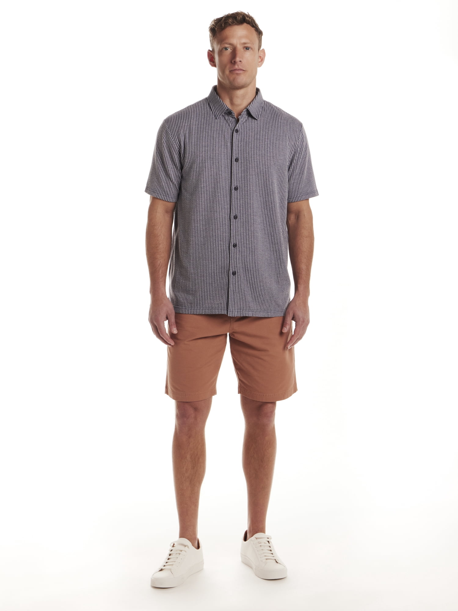 Frontier Threads Men's Short Sleeve Camp Buttondown Shirt