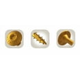 thumbnail image 3 of U2 S22104000H 3/8 in. x 4 in. Gold Carbon Steel Construction Screw (40-Pk), 3 of 5