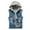 Summer01Light Blue, variant on Denim Jacket Tank Tops for Men, Mens Plus Size Hoodies Solid Color Sleeveless Lapel Button Black Jean Tank Tops with Pockets and Hooded Summer