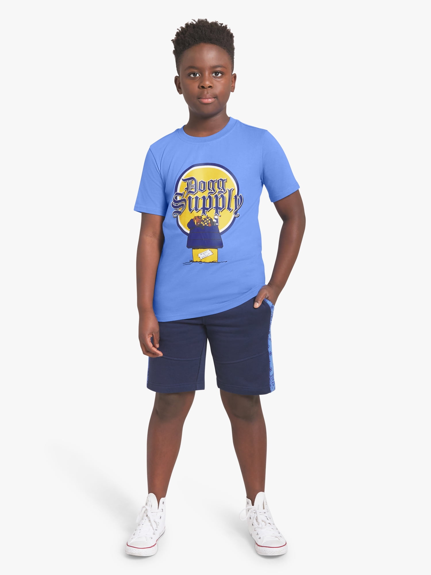 Dogg Supply by Snoop Dogg Little Boys & Big Boys Short Sleeve Graphic Tee, Sizes 4-18