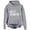 Gray, variant on Womens Tops Christmas Printed Pockets Shoulder Sleeves Long Sleeved Hooded Sweatshirt Blouse for Women Green L