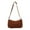Brown, variant on Ke1Clo Shoulder Bag for Women Soft Small Clutch Tote Handbags Zipper Closure Crossbody Bags Shoulder Purse Handbag, White Purses
