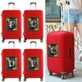 thumbnail image 2 of 18-32 Inch Capacity Travel Essentials Bag Golden Letter Series Printed Pattern Travel Accessories Trolley Case Protective Cover 8golden D XL, 2 of 6
