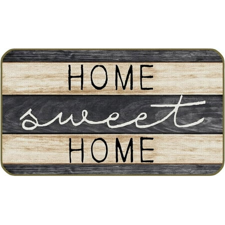 

Home Sweet Home Decorative Doormat Retro Rustic New Home Welcome Floor Mats Farmhouse Decor for Home Bathroom Kitchen Living Room Housewarming Gifts 16 * 24in