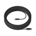 thumbnail image 1 of Logitech Strong - USB cable - USB Type A (M) to 24 pin USB-C (M) - USB 3.1 - 33 ft - Active Optical Cable (AOC), plenum - for Room Solution Huddle, Large, 1 of 10