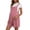 Pink, variant on Womens Maternity Overalls Shorts Pregnancy Casual Loose Sleeveless Adjustable Comfy Jumpsuits Romper Orange L