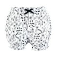thumbnail image 3 of Hudson Baby Infant Girls Shorts Bottoms 4-Pack, Black White Floral, 18-24 Months, 3 of 3