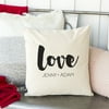 Personalized Love Collection Throw Pillow Covers