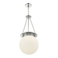 thumbnail image 4 of Manor 3-Light Pendant in Polished Nickel, 4 of 6