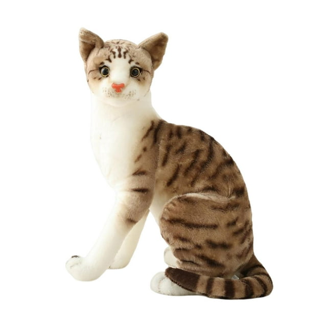 Adornos de Peluche Hugo Gato Gris 35cm Juguete de Peluche