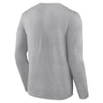thumbnail image 3 of Men's Gray Atlanta Braves Fastball Long Sleeve T-Shirt, 3 of 3