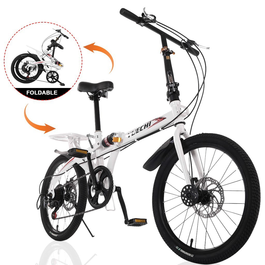 Details about   20in ​​City Folding Compact Suspension Bike Bicycle Urban Commuters Bicycle MTB