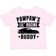 thumbnail image 3 of Inktastic Pawpaw's Lil' Racing Buddy with Car Silhouette Boys or Girls Toddler T-Shirt, 3 of 5