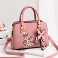 thumbnail image 2 of Bolso de hombro para mujer, moderno, minimalista, con estampado decorativo, bandolera, de mano, pequeño, cuadrado, 2 of 4
