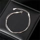 thumbnail image 4 of Elegante Pulsera de Serpiente de Tres Capas para Mujer | Material de Cobre | Diseño de Corazón a Corazón | Cadena Cómoda | Empaque de Regalo | 16 Cm + 3,5 Cm, 4 of 7