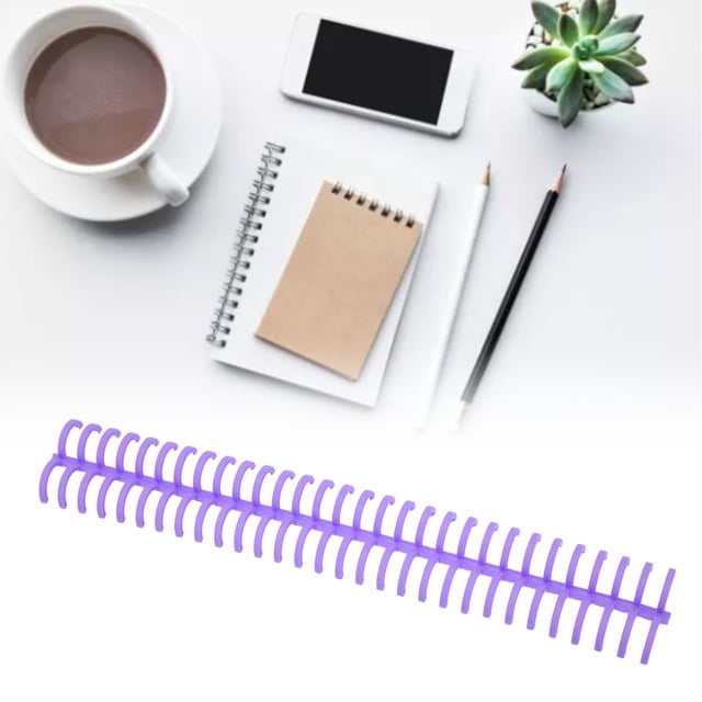10pcs Comb Binding Spines, Large Capacity Durable Book Part for Teacher Student Notebook File Making