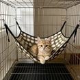 thumbnail image 4 of AYktou Cat Hammock, Breathable Cat Bed Hanging Lounger, Foolproof Foldable Hanging Pet Bed, 19.7×15.7 Inch Under Chair Hammock Cradle Washable Cat Hammock Cats Sleeping Basket, 4 of 6