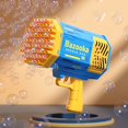 thumbnail image 4 of Pistola de burbujas automática para niños, lanzador de pistola de cohete, soplador con forma de jabón, juguetes para niños, máquina de burbujas, suministros para fiestas, 4 of 4