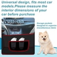 thumbnail image 5 of Unique Bargains Dog Car Net Barrier with Stretchable Storage Bag Keep Pet Dogs in the Back Seats for Cars SUVs Red, 5 of 7