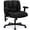 Black, variant on Hforesty Ergonomic Criss Cross Office Chair with Airbag Lumbar Support - Wide Padded Seat, Flip-Up Armrests & Smooth-Rolling Wheels for Home Office, Apartment, Black